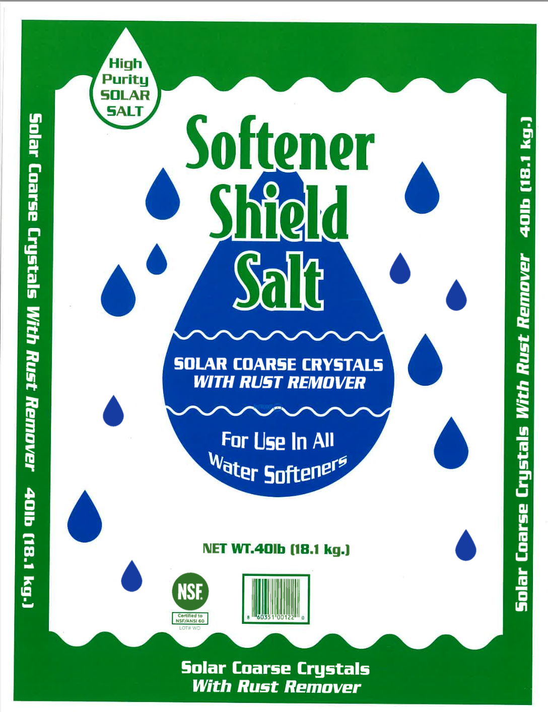 40lb Solar Salt w/ Rust Reducer - Delivery